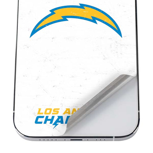 NFL Los Angeles Chargers Distressed iPhone 12 Pro Skin